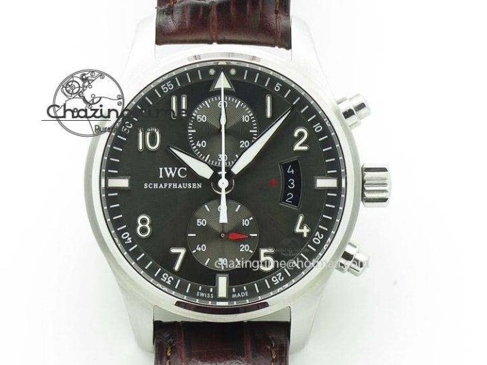 MIROTIME 0105 Reliable Big Pilot “Markus Buhler” IW5003 Turbine V6F Best Edition Blue Dial On Leather Strap A 7324